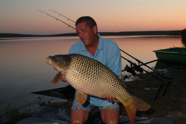 A beautiful photo of a thirty pound common from Raduta 