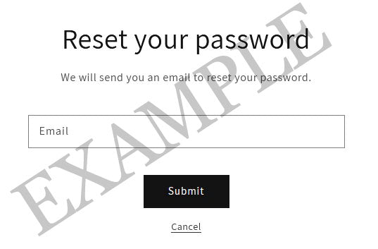 Re-set your password