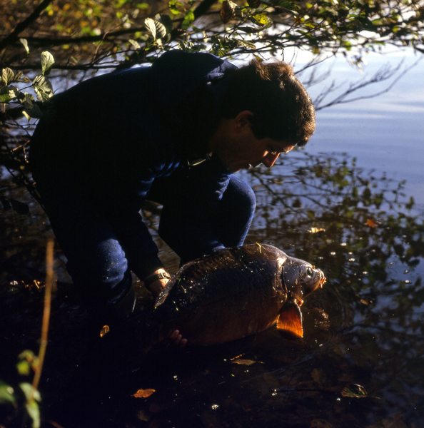 Releasing a fish