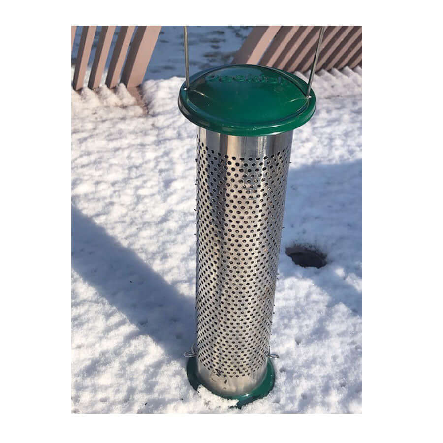 Metal stainless steel bird seed feeder for Niger Seed