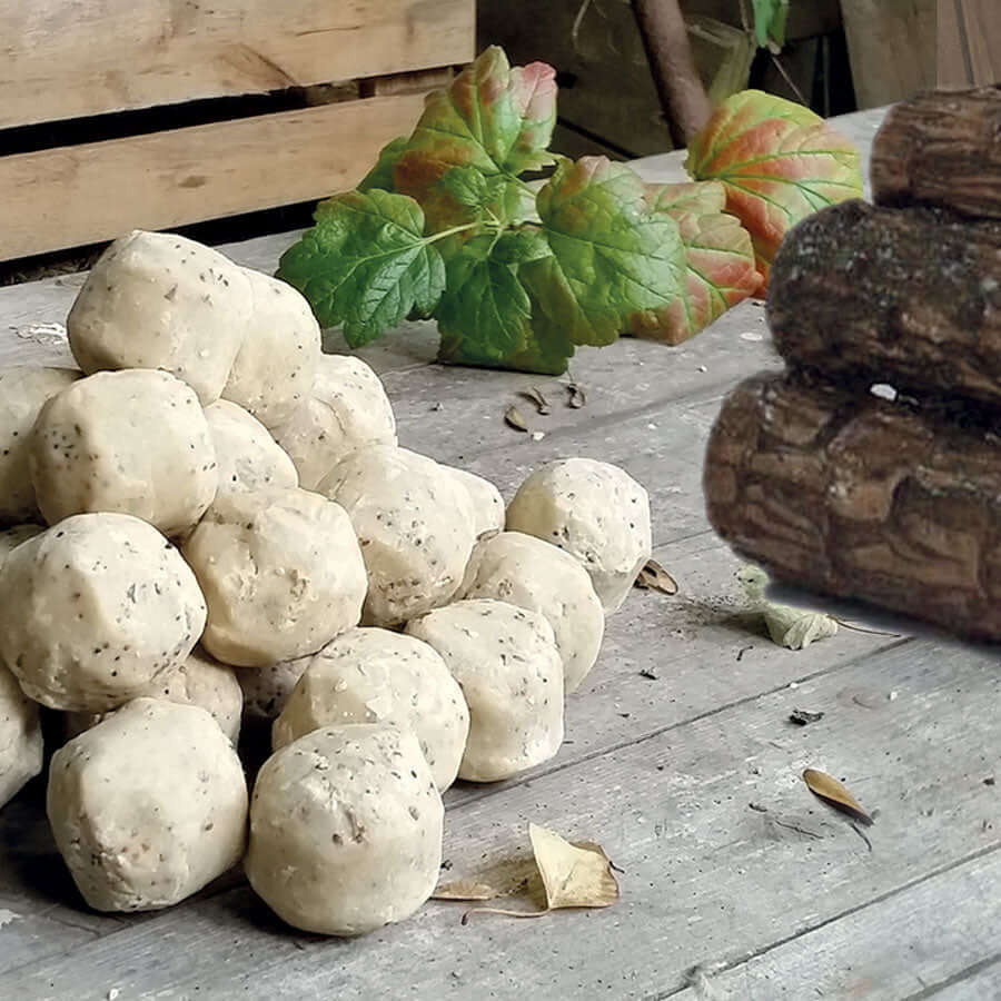 Suet balls containing high quality suet for garden birds